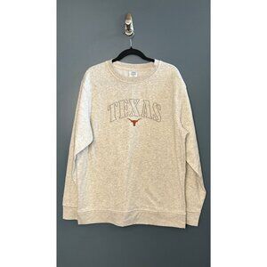 NWT NCAA Texas Longhorns Men's Large (42/44) Crew Neck Fleece Sweatshirt - L